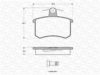 MAGNETI MARELLI 363702160936 Brake Pad Set, disc brake
